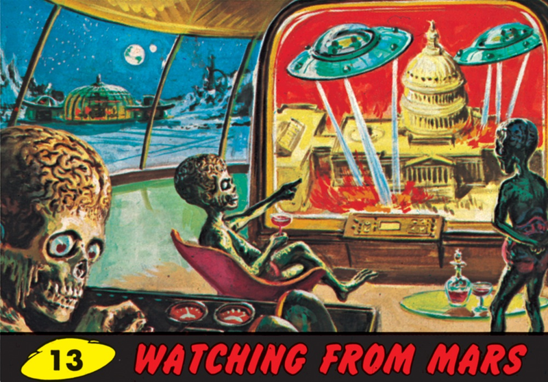 Illustration for article titled Hang the Martian invasion on your living room wall